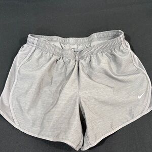 Nike Women's Light Gray Athletic Shorts